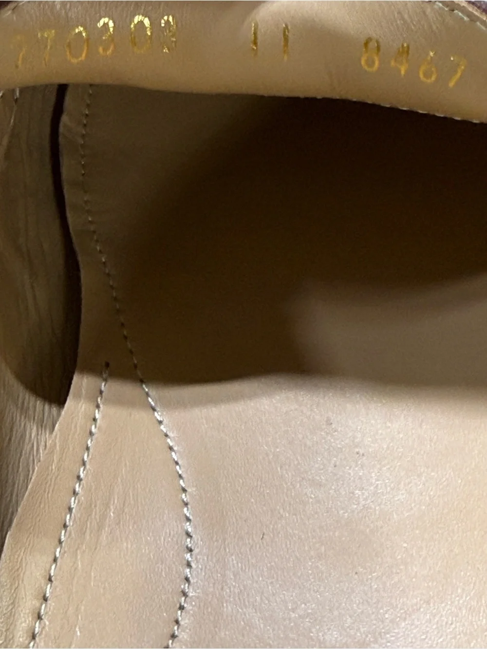 Alan Payne Deerskin Penny Loafer in Brown Pebbled Leather